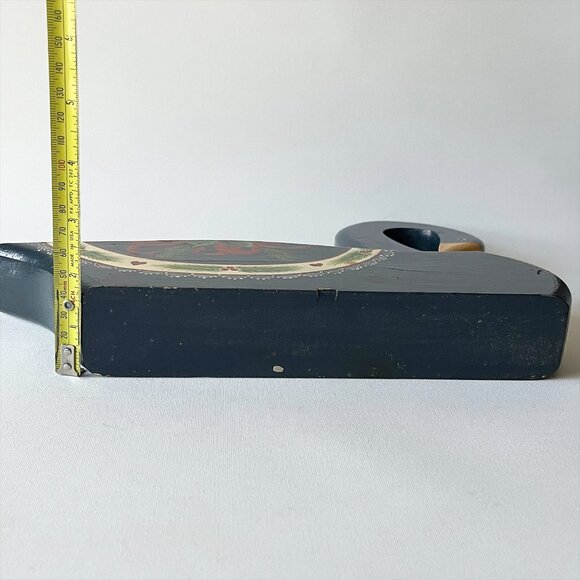 Vintage Hand Painted Wood Christmas Swan Signed - Picture 9 of 9